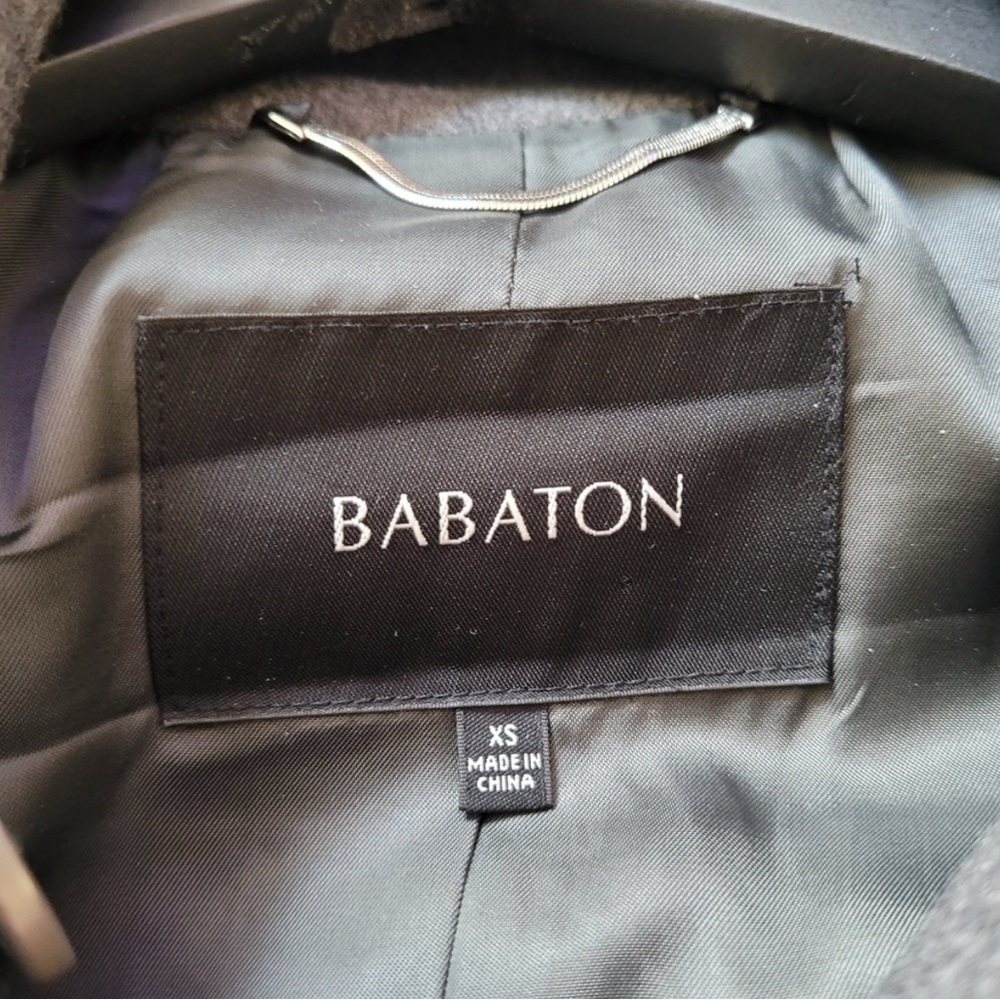 Babaton Gray Double-Breasted Coat - Picture 7 of 8